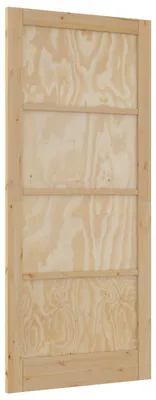Zdjęcie produktu dla Drzwi wewnętrzne w kolorze naturalnym, 93 x 211 cm, sklejka