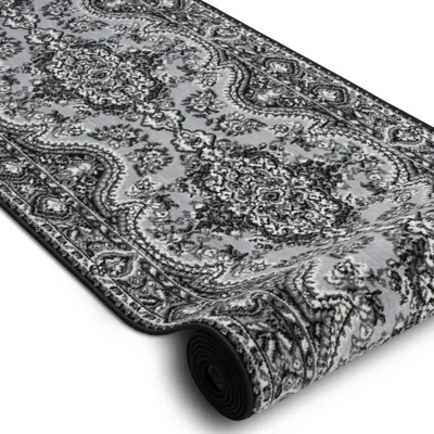 Obrázok produktu pre Behúň BCF MORAD Wiosna rozeta sivý 90 cm šedá 90x400 cm