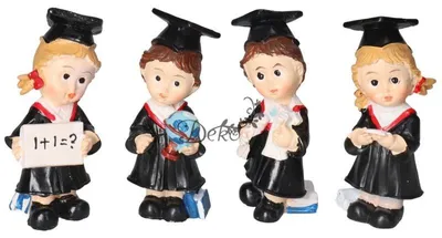 Produktbild von Figuren für das Schuljahresende, 4er-Set