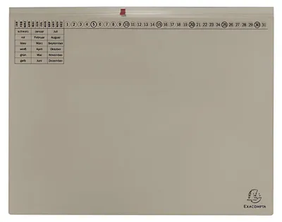 Image de EXACOMPTA H "ngehefter Exaflex Premium, 2x gauche, gris