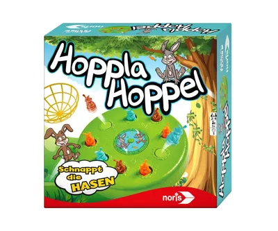Produktbild von Noris Hoppla Hoppel Spiel Aktion Kinderspiel Familienspiel 606011826