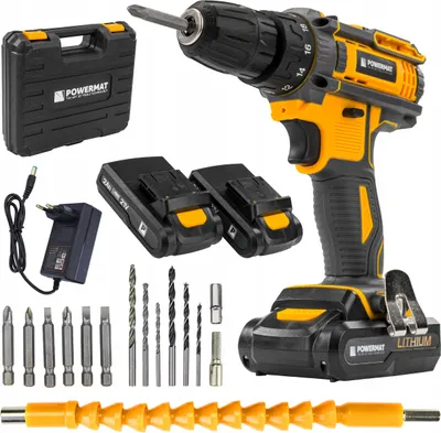 Produktbild von Akku-Schrauber 21V 35Nm Led 18-Pos, 2-Speed 2X Akku, Bit-Set