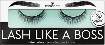 Produktbild von Essence Lash Like A Boss False Lashes 04, Streifenwimpern, Schwarz, INGREDIENTS: ACRYLATES/ETHYLHEXYL ACRYLATE COPOLYMER, AQUA (WATER), TOCOPHEROL,..., 1 Stück(e), 100 g