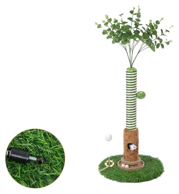 Image de Kratzbaum, jouets interactifs, protection des meubles, vert