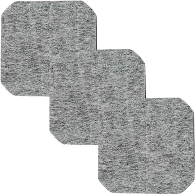 Produktbild von vhbw 3x Aktivkohle-Filter kompatibel mit Tefal Quadra 700 Fritteuse - 12 x 12 x 0,8 cm