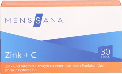 Obrázok produktu pre Zinc+C Menssana pastilky 30 kapsúl