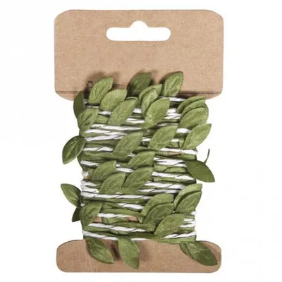 Produktbild von Papierkordel mit Blätterranke 2 m