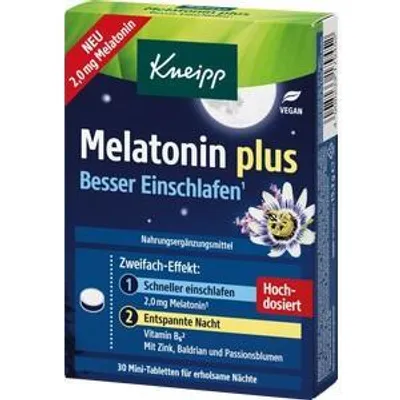 Image de Kneipp Melatonin plus comprimés 30 pc
