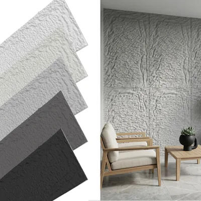Obrázok produktu pre JOIEYOU 3 ks nástenných panelov v kamennom vzhľade 120 x 60 cm, 5 cmPolyuretán3D obklad, Imitácia v štýle prírodného kameňa pre obývačku, kúpeľňu a kuchyňu, svetlošedá
