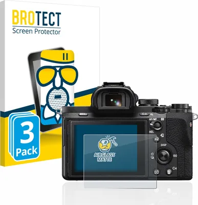 Produktbild von 3x BROTECT Entspiegelungs Schutzglas für Sony Alpha 7 II (ILCE-7M2) Schutzfolie Panzer Folie Glas Display Schutz matt