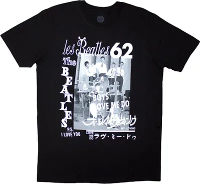 Produktbild von The Beatles 1962 Black XL T-Shirt
