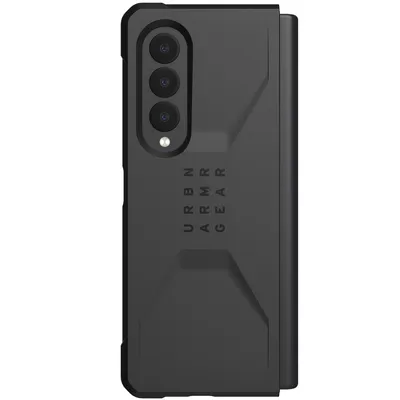 Produktbild von Urban Armor Gear 21319D114040, Cover, Samsung, Galaxy Z Fold 3 5G, 19,3 cm (7.6"), Schwarz