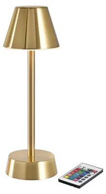 Produktbild von Duni LED Lampe kabellos Zelda 10,3cm(D) x 32cm(H) Messing - 6 Stück