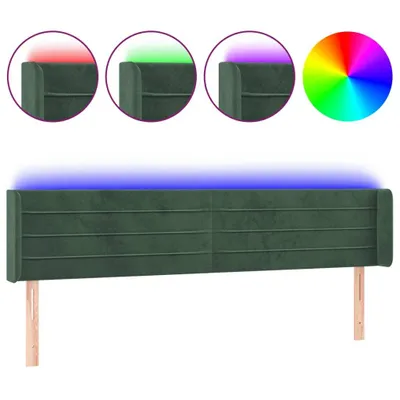 Produktbild von VidaXL 3123445, Dunkelgrün, Polyester, Holz, 2030 mm, 78 cm, 88 cm, 160 mm