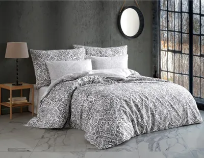 Obrázok produktu pre Hanzade Čierna bavlnená posteľná bielizeň Rozmery: 140x200 + 70x90 cm
