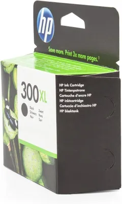 Produktbild von HP 300XL Schwarz Original Druckerpatrone mit hoher Reichweite, Hohe (XL-) Ausbeute, Schwarz, Tinte auf Pigmentbasis, 12 ml, 1 Stück(e), 600 Seiten