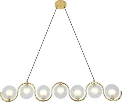 Produktbild von tooLight Hängelampe App1441-7Cp Gold