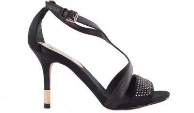 Produktbild von GUESS Damen Pumps Highheels Stilettos Riemchenpumps Schwarz #643