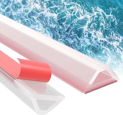 Produktbild von Duschdichtung 3,5 m - Selbstklebende Silikon-Wasserstopper für Dusche und Küche