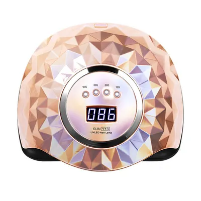 Image de 268W Séchoir à ongles Lampe LED UV Professionnel Photopolymérisateur Séchoir à vernis à ongles Gel Dryer avec 4 minuteries FR, Or