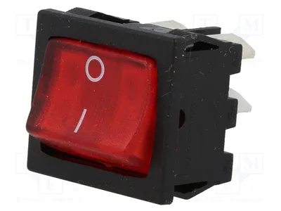 Obrázok produktu pre 1x 10A/250VAC, otočný spínač H8653VBBR3076W, typ: OFF-ON, poloha: 2, 10A/28VDC