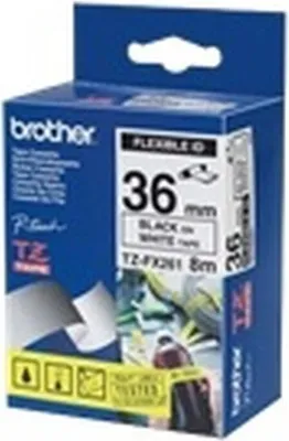 Produktbild von Brother TZE-FX261, Schwarz auf weiss, TZe, China, 5 Jahr(e), Brother, 3,6 cm