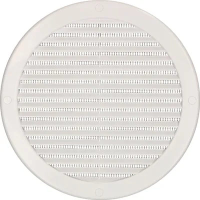 Zdjęcie produktu dla Okragla kratka wentylacyjna KOTARBAU® ? 200 mm biala z siatka przeciw owadom