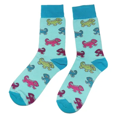 Produktbild von Herren Basic Socken aus Baumwolle Chamäleon Mittelblau Größe 39-42