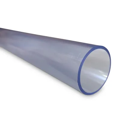 Produktbild von d 50 PVC Rohr ohne Muffe transparent 1,0 m