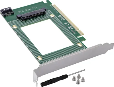 Immagine prodotto di Scheda di interfaccia InLine®, PCIe x16 a U.2 NVMe, SFF-8639, interna