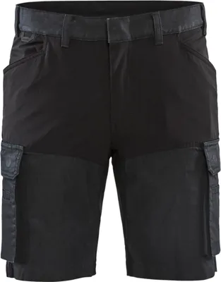 Produktbild von Blakläder® Service Shorts mit Stretch 1437 1147 in div. Farben, Farbe:marineblau/schwarz, Größe:62