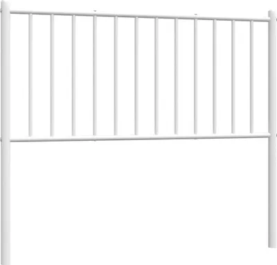 Produktbild von vidaXL Ersatz-Kopfteil Metall Weiß 100 cm