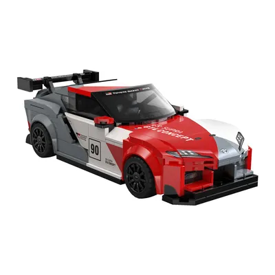 Produktbild von Cada racing Bauklötze Toyota GR Supra GT4 Rennwagen 324 Stück