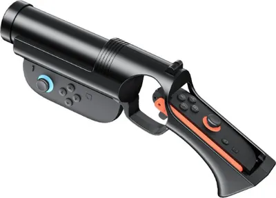 Obrázok produktu pre INF Herná pištoľ pre ovládače Switch 2. generácie - Čierna, ABS, 1 kus