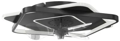 Produktbild von Deckenventilator mit Licht und Fernbedienung, LED-Deckenventilator mit 6 Geschwindigkeiten, 3 Farbtemperaturen