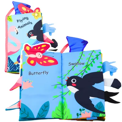 Produktbild von Weiche sensorische Buchvögel, raschelnder Quietscher, bunt