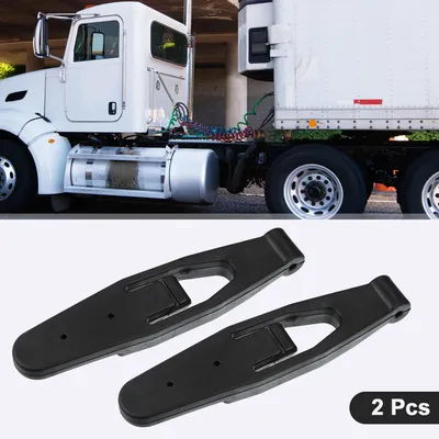 Image de Capot Loquet Base, pour kenworth, Caoutchouc, 63011005A, Noir, 2 Pcs