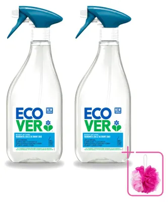 Produktbild von 2 x Ecover Badkamerreiniger - Minze & Gurke - 500 ml - Sparpackung - 2 Stücke