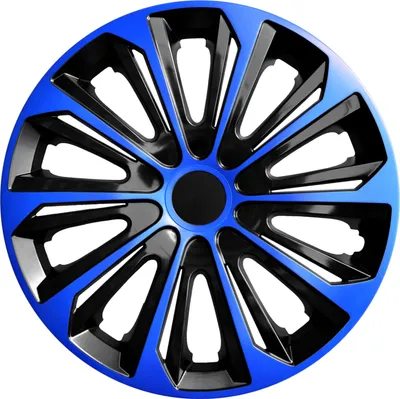 Produktbild von Satz von 4 NRM Radkappen Strong Duo 14" blau - schwarz Die perfekte Wahl für Ihr Auto!