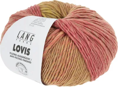 Produktbild von Lang Yarns - Lovis 0001 orange safran grün