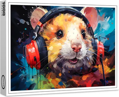Produktbild von raxxa Premium-Puzzle "Hamster", 1000 Teile