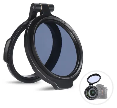 Produktbild von R-77 77-mm-Schnellfiltersystem-Kameraobjektiv ND-Metalladapterring, kompatibel mit Canon Nikon Sony Olympus DSLR-Kameras