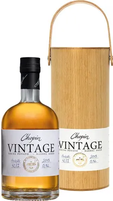 Produktbild von Wodka Chopin Vintage Young Potato Arielle 2013 0,5L in einer Tube | Vodka |500 ml | 42.7% Alkohol | Destylarnia Chopin | Geschenkidee | 18+