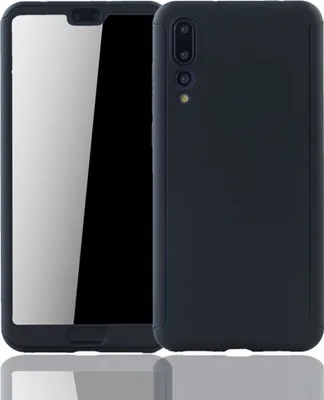 Produktbild von Handyhülle Schutzhülle für Huawei P20 Pro Full Case Cover Displayschutz 360 Schwarz