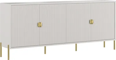 Immagine prodotto di Arpina - Credenza, 203x49x83h cm Beige, 4 Ripiani