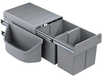 Produktbild von WESCO 782652-11 Abfallsorter für Eckschränke / CORNER BOY 2 / Abfalleimer / Abfallsammler / Mülleimer / Eckschrank