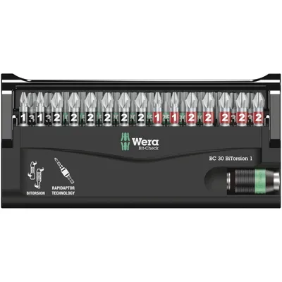 Produktbild von Wera Bit-Check 30 BiTorsion 1 Bit-Sortiment
