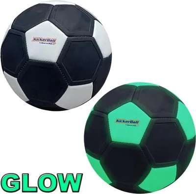 Produktbild von Kickerball Fußball leuchtet im Dunkeln, Größe 4