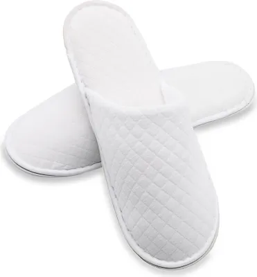 Produktbild von Frottierslipper / Hausschuhe, 100% Polyester, uni, weiß