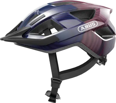Zdjęcie produktu dla Kask rowerowy ABUS Aduro 3.0 LED - sportowy kask miejski o stylowym designie do codziennych i sportowych wycieczek - z tylnym światłem - dla mężczyzn i kobiet - fioletowy, rozmiar L (58-62 cm)